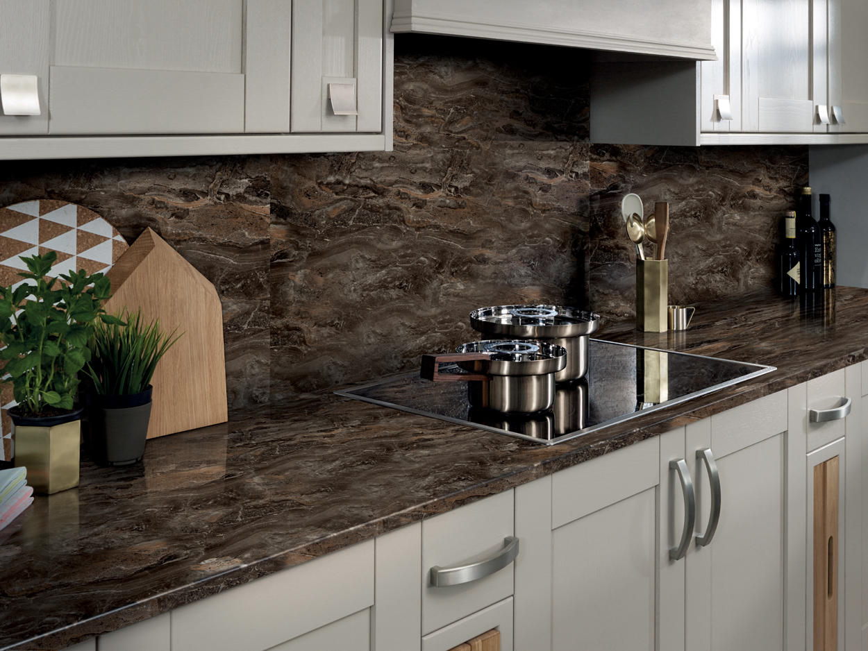 Bushboard Options laminate kitchen worktops with UK home delivery