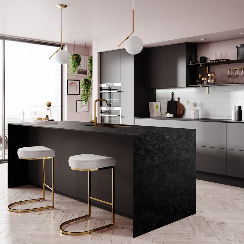 Zenith Noir Compact laminate Worktops, UK Home Delivery