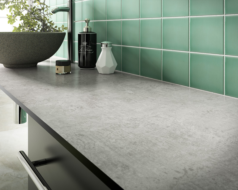 Zenith Woodstone Grey Compact laminate Worktops, UK Home Delivery