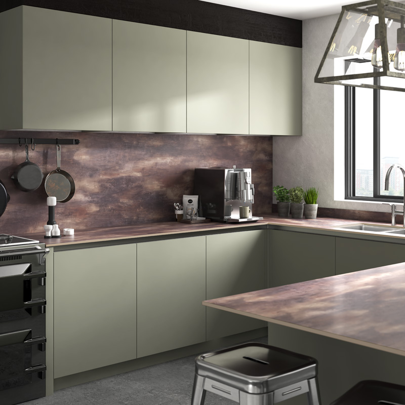Zenith Painting Brown Compact laminate Worktops, UK Home Delivery